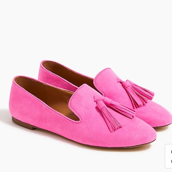 J. Crew Factory Shoes - J Crew Factory Adorable New Tassel Loafer in Neon Tulip 9.5 BRAND NEW IN BOX!